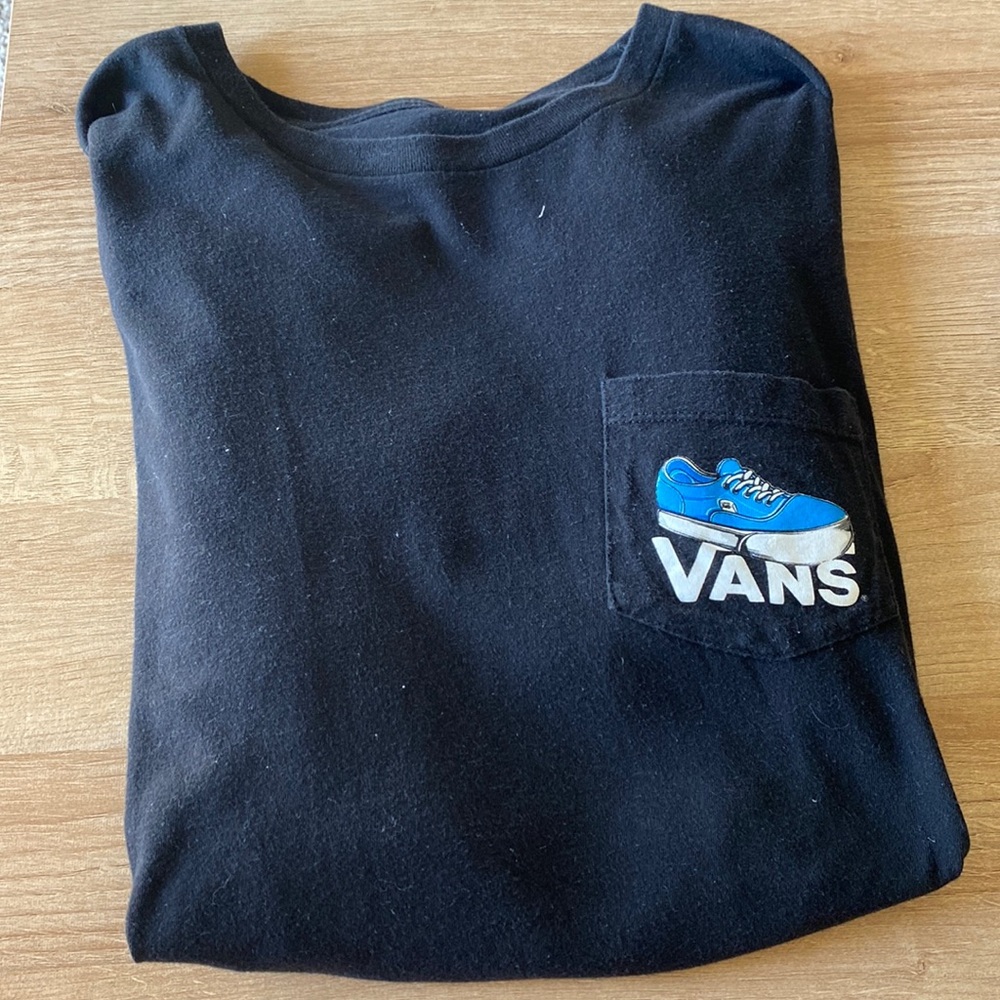 Vans “Vansiversary” Black Front Pocket Tee